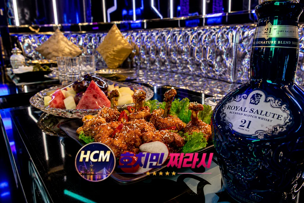 호치민 더원 가라오케 술과 안주입니다.